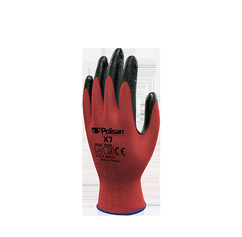 Polisan X7 Eldiven Nitril Eldiven 9 No
